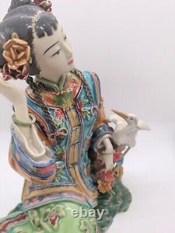 Rare Chinese Shiwan Wucai Porcelain Doll