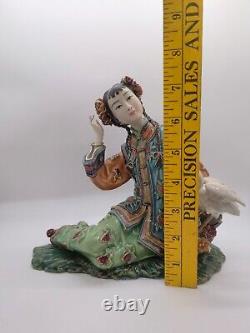 Rare Chinese Shiwan Wucai Porcelain Doll