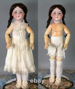 Rare Early 27 Antique Bisque Head Tanagra Paris Doll A/O Free USPS Ship