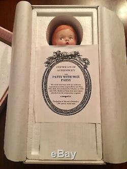Rare Effanbee Porcelain Patsy Doll with Wee Pasty P226 in Box LE Circa 1996 NIB