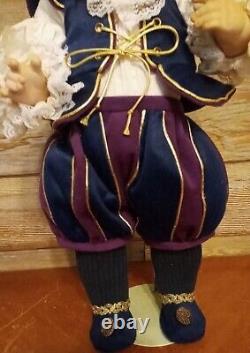 Rare German Porcelain Doll Prince Charming 20 Inch Doll Kewpie Boy Prince Doll