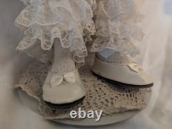 Rare Handmade Large Vintage Porcelain Doll Signed Heritage Porcelain by Joyce