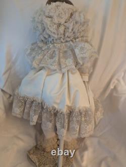Rare Handmade Large Vintage Porcelain Doll Signed Heritage Porcelain by Joyce