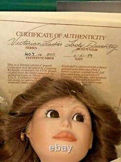Rare Lady Daventry Carmela Victorian Ladies # 407 Of 500 Porcelain Doll