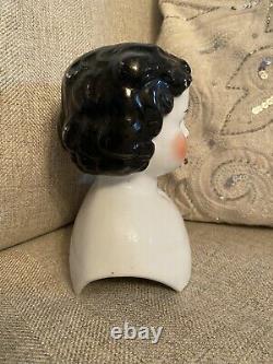 Rare Large 6 High Brow German Antique China Doll Head Circa 1880 Bawo Dotter