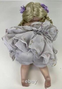 Rare Limited Edition Vintage 22 Cindy Marschner Rolfe Porcelain Doll Violet