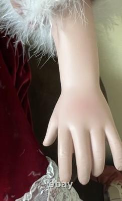 Rare Rustie&Danbury Mint Sitting LE Porcelain Doll Charlotte 33 in