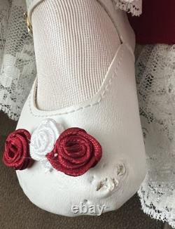 Rare Rustie&Danbury Mint Sitting LE Porcelain Doll Charlotte 33 in