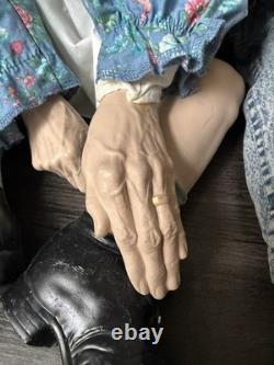 Rare Set Vintage 32 William Wallace Jr Grandma & Grandpa Porcelain Dolls