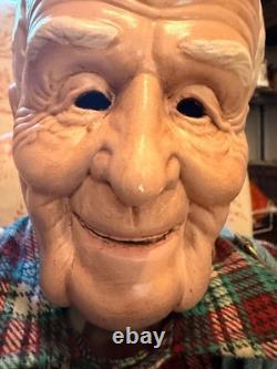 Rare Set Vintage 32 William Wallace Jr Grandma Grandpa Porcelain Dolls 89 READ