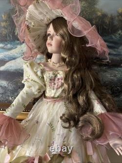 Rare Show-Stoppers Porcelain Doll CassieLE 16/1000, 36in By Florence Maranuk