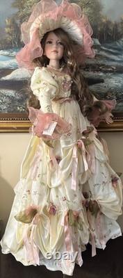 Rare Show-Stoppers Porcelain Doll CassieLE 16/1000, 36in By Florence Maranuk