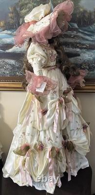 Rare Show-Stoppers Porcelain Doll CassieLE 16/1000, 36in By Florence Maranuk