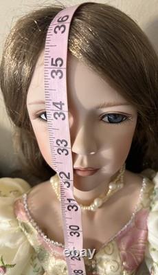 Rare Show-Stoppers Porcelain Doll CassieLE 16/1000, 36in By Florence Maranuk