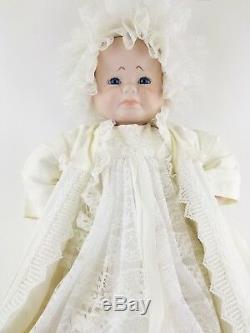 Rare Vintage Adorable Three Face Baby Doll Smile Cry Sleep Complete Outfit