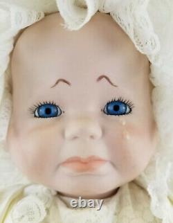 Rare Vintage Adorable Three Face Baby Doll Smile Cry Sleep Complete Outfit