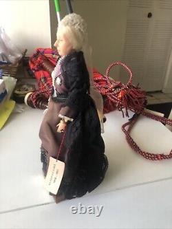 Rare Vintage Ann Parker Doll, Queen Victoria 11 Made in England With Tag