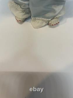 Rare Vintage Antique 1of1 20n Porcelain Harlequin Or Pierrot Clown Doll 17s-80s