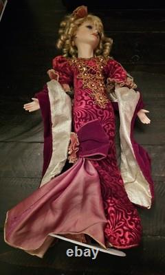 Rare Vintage Collectors Choice Porcelain Doll Large 22 Inches Tall -used
