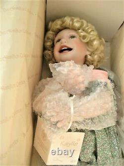 Rare Vintage Doll, Porcelain Kaylie Hamilton Collection, Certificate Auth
