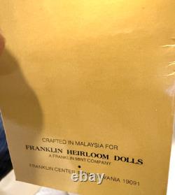Rare Vintage Franklin Heirloom Porcelain Groom Doll 22