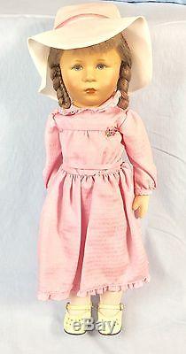 Rare Vintage Porcelain Doll Kathe Kruse Germany, Girl Puppen, 18.5 Inches