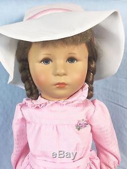 Rare Vintage Porcelain Doll Kathe Kruse Germany, Girl Puppen, 18.5 Inches