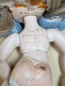 Rare Vintage Porcelain Doll Lynn Artist Beverly Cerepak Member Of Niada 15