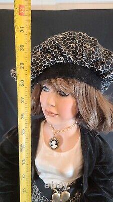Rare Vintage Vicki Walker Collection- Cameo Porcelain Doll #3/50 32Tall