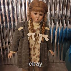 Rare Vintage William Tung 42 Porcelain Collectible Doll Lauren COA 51/500