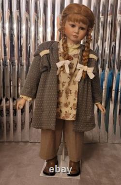 Rare Vintage William Tung 42 Porcelain Collectible Doll Lauren COA 51/500