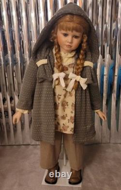 Rare Vintage William Tung 42 Porcelain Collectible Doll Lauren COA 51/500