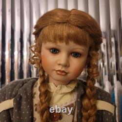 Rare Vintage William Tung 42 Porcelain Collectible Doll Lauren COA 51/500
