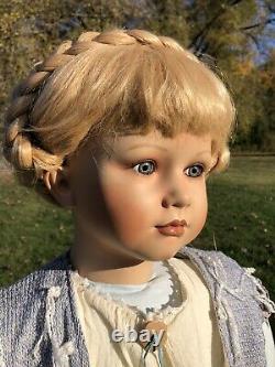 Rare William Tung TUSS collection porcelain doll MAJESTIC BEAUTIFUL GIRL 48