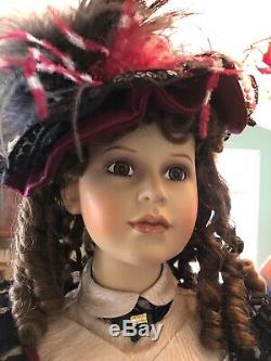Rare William Tung tuss collection 48in porcelain doll. Beautiful condition