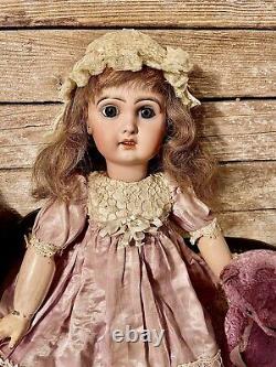 Rare antique Size 9 French tete Jumeau Paris Doll 57 Cm
