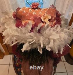 Realistic 45 Inch Tall Vintage 1990s 2000s Victorian Porcelain Doll