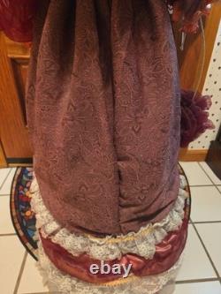 Realistic 45 Inch Tall Vintage 1990s 2000s Victorian Porcelain Doll