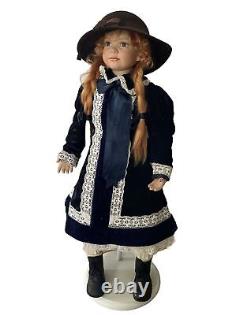 Renate Hockh Mareen 25 in. Hand Painted Vintage Porcelain Doll #6/300 with Box