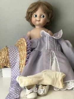 Reproduction of Antique Googly Eyes 17 Porcelain Doll