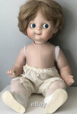 Reproduction of Antique Googly Eyes 17 Porcelain Doll