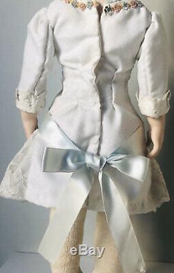 Reproduction of French Antique BRU JNE 10 Doll 18 Porcelain Head Leather Body