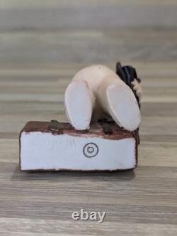 Rose O'Neill 1916 Bisque Kewpie Traveler Suitcase Umbrella Germany 5 Inch Signed