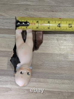 Rose O'Neill 1916 Bisque Kewpie Traveler Suitcase Umbrella Germany 5 Inch Signed