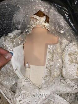 Rustie 0039 1500 Collectible porcelain doll 42 Life Size Beaded Wedding Dress