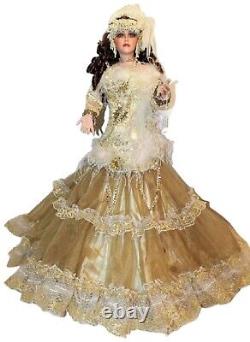 Rustie Doll In Gold Dress and Headdress