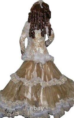 Rustie Doll In Gold Dress and Headdress