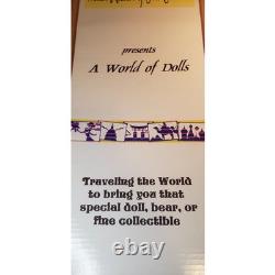 Rustie Monique 29 Porcelain Doll LE 52/1500 Welden Museum COA Hat Boxed Vtg