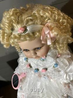 Rustie Vintage Porcelain Doll Rosebud New in New box 22'