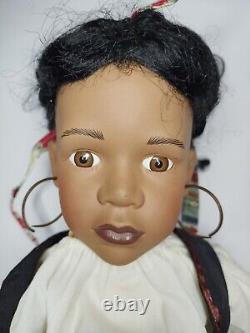 SIGIKID Rare Vintage Porcelain Doll name Layla As real girl Esche Germany